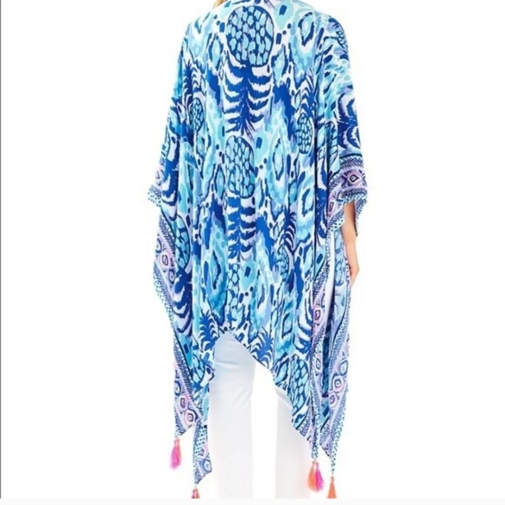 Lilly Pulitzer Laila Kimono One Size.
